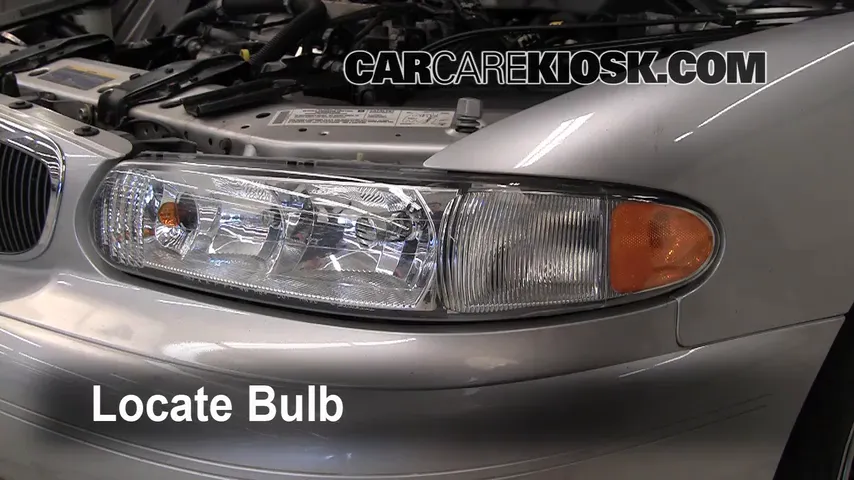 2004 Buick Century Custom 3.1L V6 Lights Headlight (replace bulb)